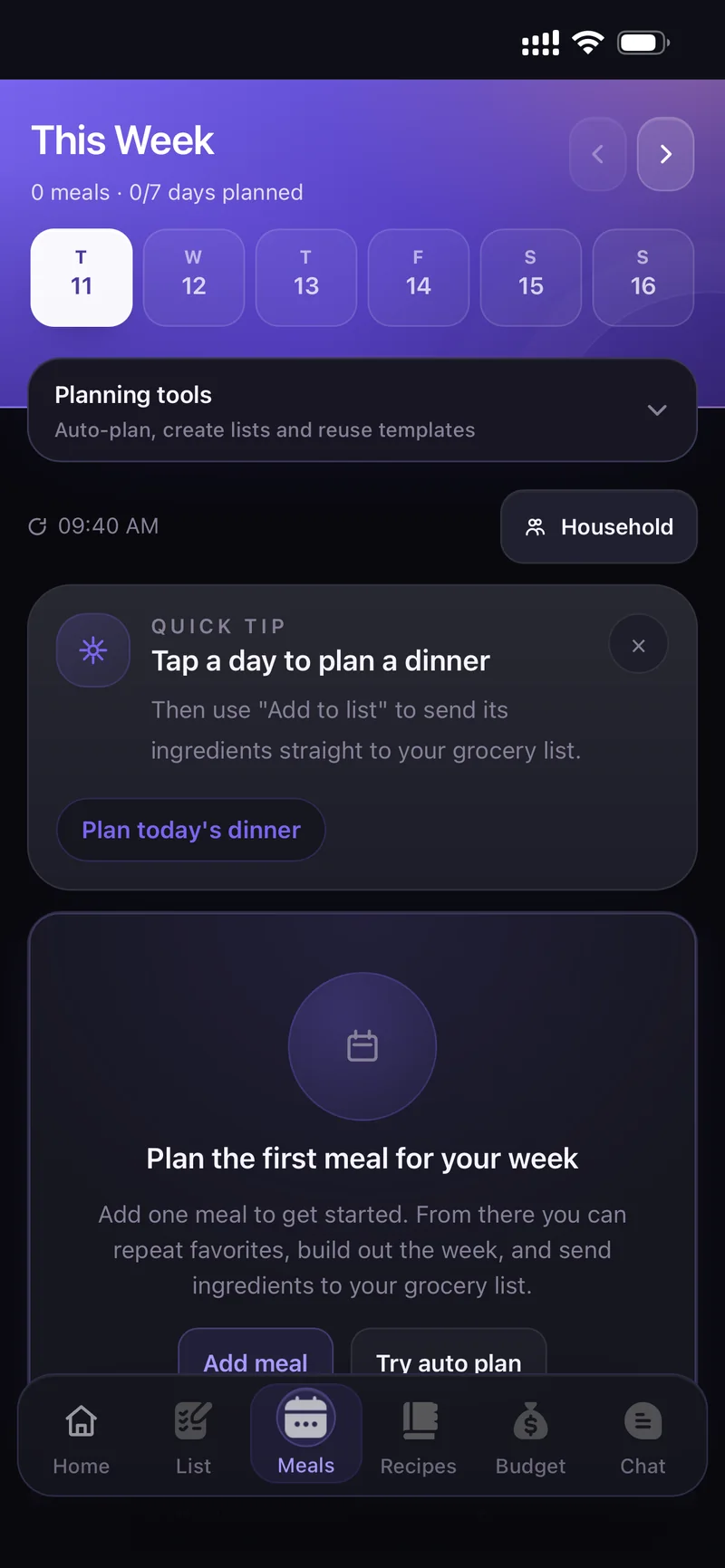 Meals