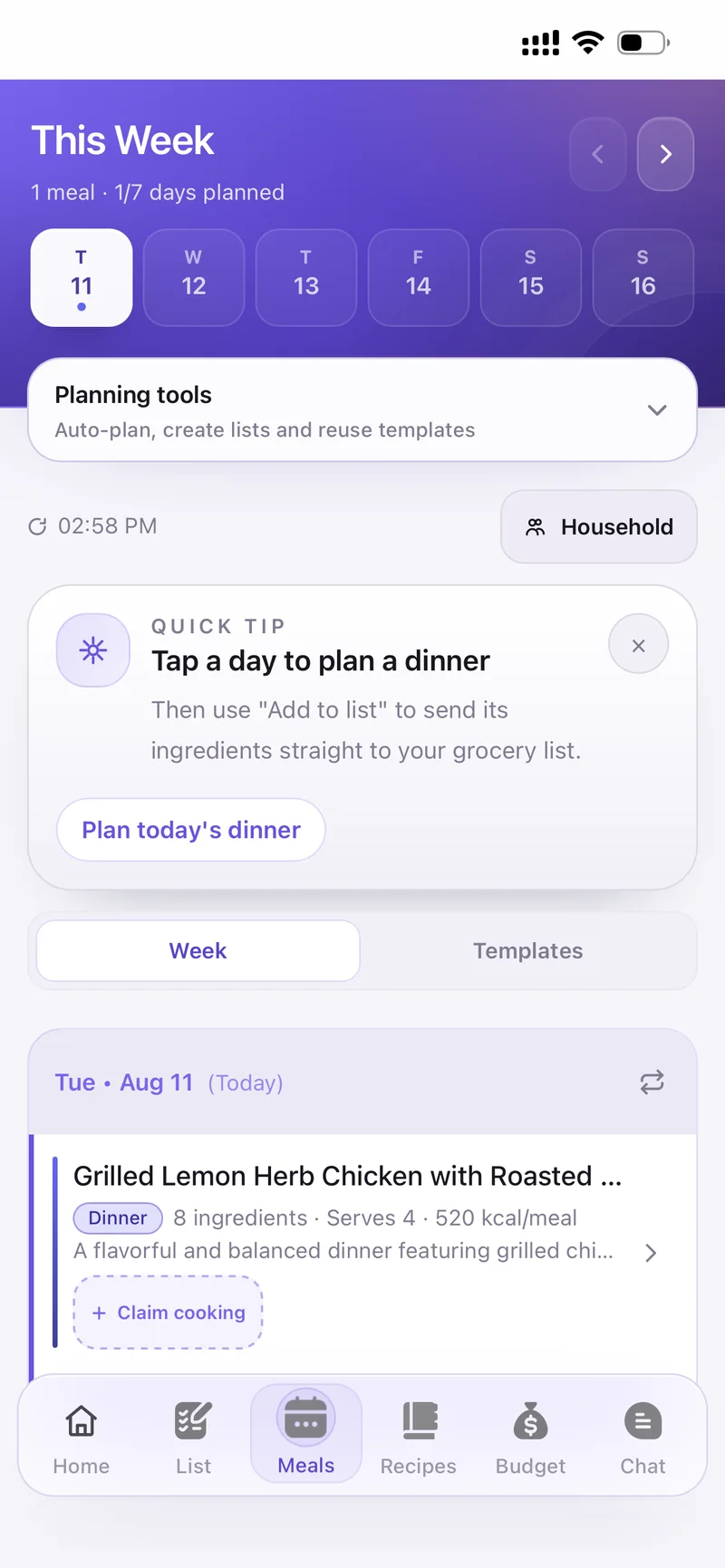 Meals